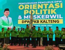 DPW PKB Kalteng Resmi Dilantik, Siap Kawal Aspirasi Masyarakat