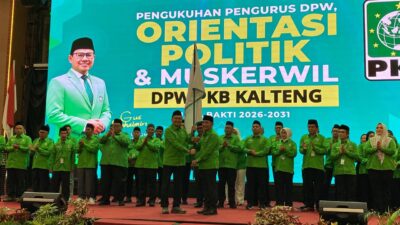 DPW PKB Kalteng Resmi Dilantik, Siap Kawal Aspirasi Masyarakat
