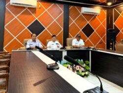 Pemkab Barut Ikuti Zoom Meeting Percepatan Persiapan Lahan Pembangunan Gedung Koperasi Desa Dan Kelurahan Merah Putih