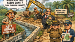 Irigasi Pemerintah Diduga Alih Fungsi Jadi Kebun Korporasi, Siapa Bertanggung Jawab?