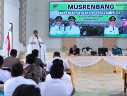 Bupati H Shalahuddin, Melalui Musrenbang Pastikan Aspirasi, Kebutuhan Dan Potensi Lokal Terakomodir