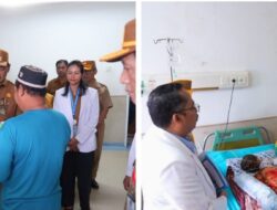 Bupati Barito Utara Pimpin Apel Pagi Sekaligus Tinjau Bangunan RSUD Muara Teweh