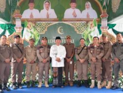 Pengamanan Optimal, Satpol PP Mura Sukses Kawal Open House Idulfitri