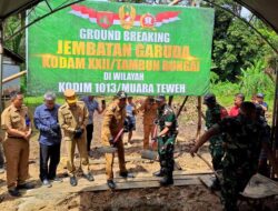 Hadirnya Jembatan Garuda, Pemkab BArut Harap Permudah Akses Mobilisasi Masyarakat