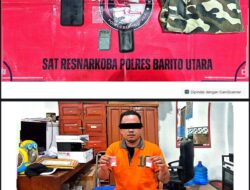 Satresnarkoba Polres Barito Utara Berhasil Amankan Seorang Pria Kantongi 3 Paket Narkotika Jenis Sabu