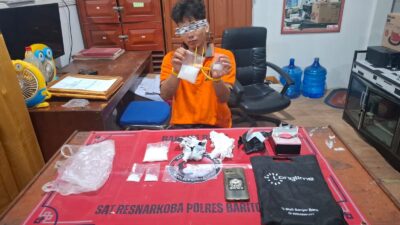Satresnarkoba Polres Barut Berhasil Ringkus Pria Bawa Sabu