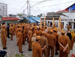 Pimpin Apel Pagi, Kadisdagrin Barito Utara Ingatkan Kedisiplinan ASN