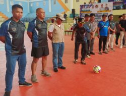 Wabup Mura Apresiasi Turnamen Futsal PWI Das Barito – Gunung Mas