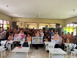 Polsek Cempaga Hulu Bekali 120 Siswa Baru SMA Bahaya Bullying, Judi Online hingga Narkoba
