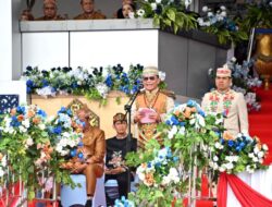 Pimpin Upacara Hari Jadi Kabupaten Barito Utara Ke-75, Agustiar Sabran Sampaikan Potensi Strategis Pemda Terdekat IKN
