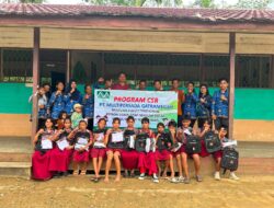 PT MPG Serahkan Bantuan Perlengkapan Sekolah Kepada SDN 1 Karamuan