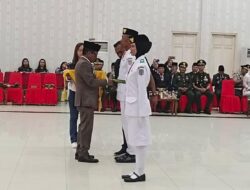 Bupati Heriyus Kukuhkan Paskibraka Murung Raya