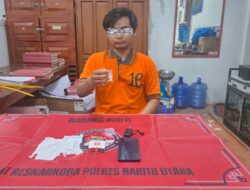 Satresnarkoba Polres Barut Berhasil Amankan Seorang Pria Siap Edarkan Narkotika Jenis Sabu Seberat 5,05 Gram