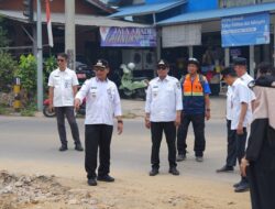 Pastikan Progres Pembangunan Infrastruktur Berjalan Sesuai Perencanaan Bupati Barito Utara Bersama Jajaran Tinjau Lokasi Pelebaran Jalan