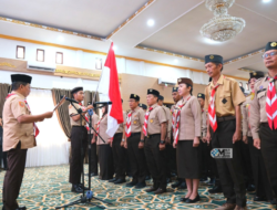 Pelantikan Kwarcab 2025–2030, Bupati Heriyus Tekankan Peran Pramuka Bentuk Generasi Berkarakter