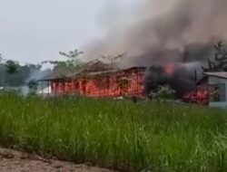 SMA Negeri 1 Sungai Babuat Terbakar, Polisi Ungkap Dugaan Penyebabnya
