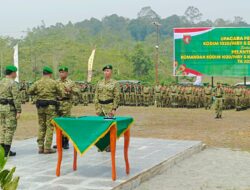 Pangdam Tambun Bungai Lantik Dandim 1020 dan Denzipur Murung Raya